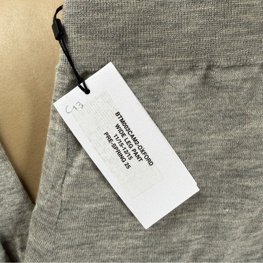 SPRWMN | Oxford Ultra Fine Cashmere Wide Leg Pants - Picture 3 of 4